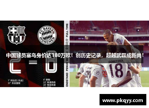中国球员塞鸟身价达180万欧！创历史记录，超越武磊成新尚！